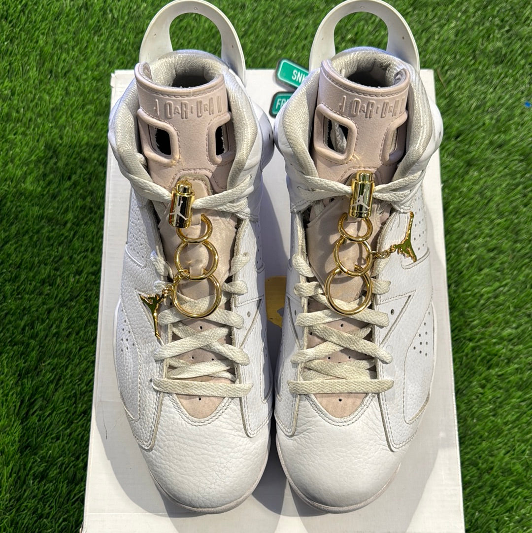 Wmns Air Jordan 6 Retro 'Gold Hoops'