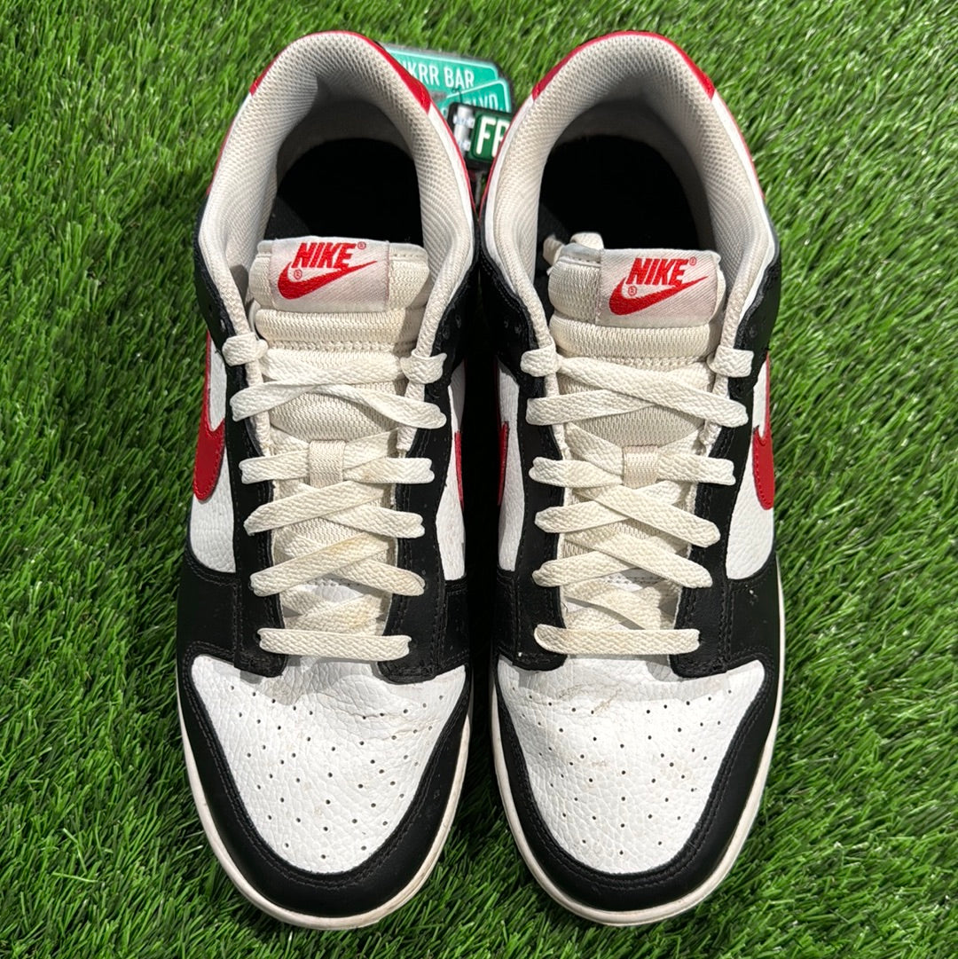 Dunk Low 'Black White Red'