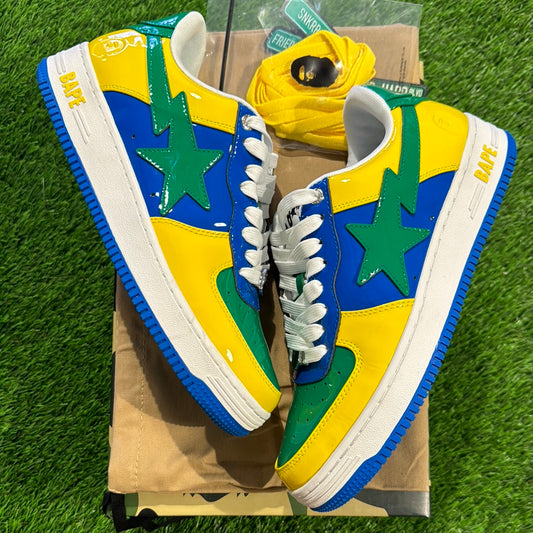 Bapesta FS-001 Low 'Yellow Blue Green'