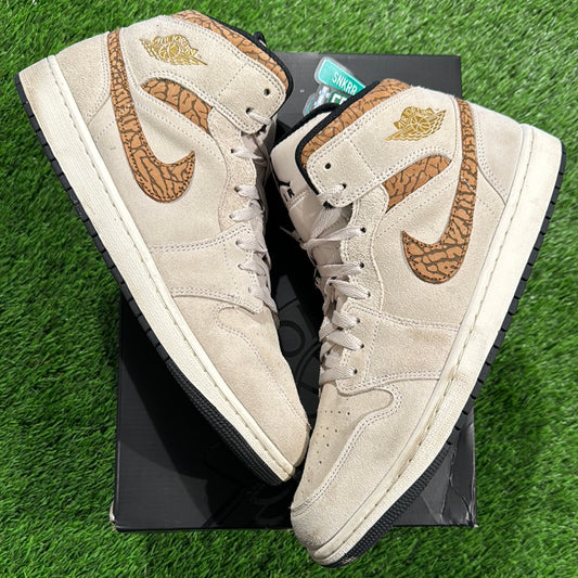 Air Jordan 1 Mid SE 'Brown Elephant'