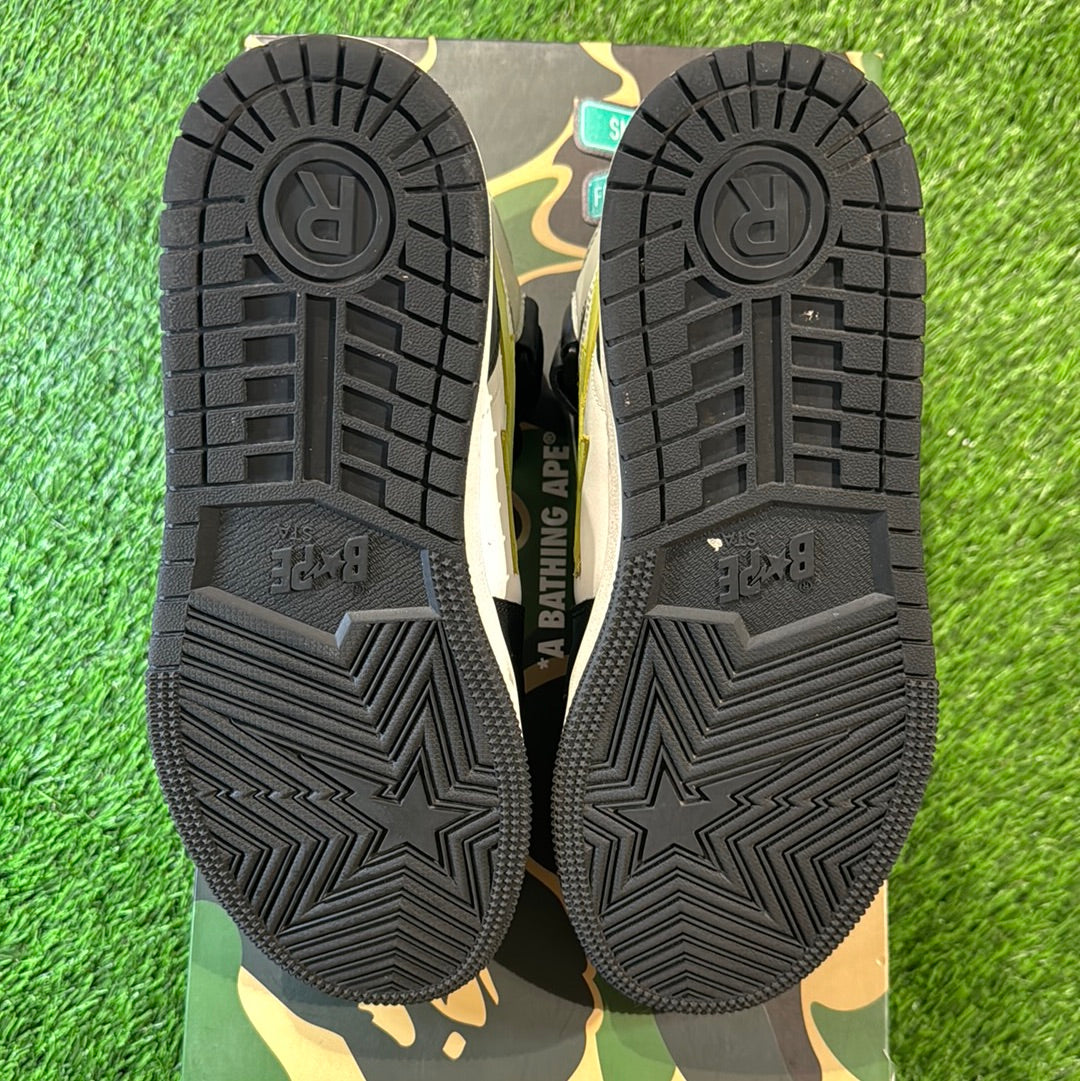 Bape Block Sta High 'Black Lime' SIZE 10M/11.5W
