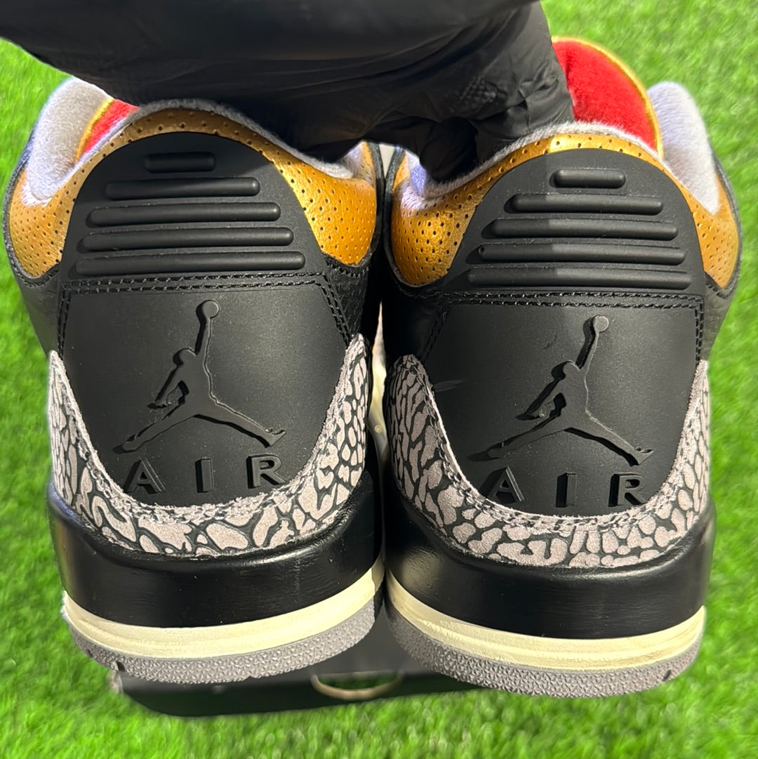 Wmns Air Jordan 3 Retro 'Black Gold'