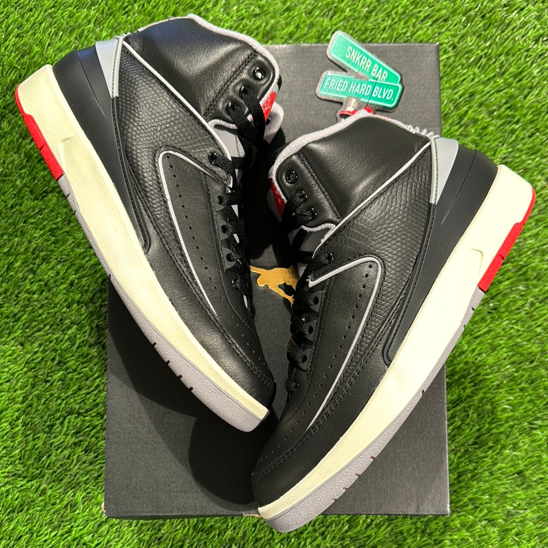 Air Jordan 2 Retro GS 'Black Cement'