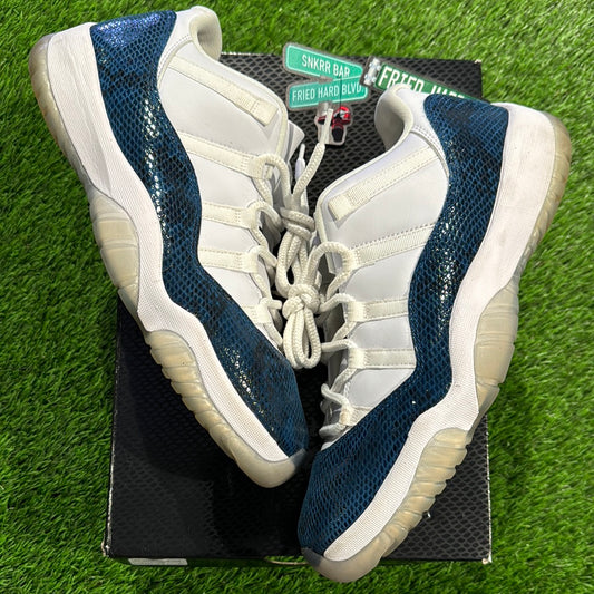 Air Jordan 11 Retro Low 'Navy Snakeskin' 2019