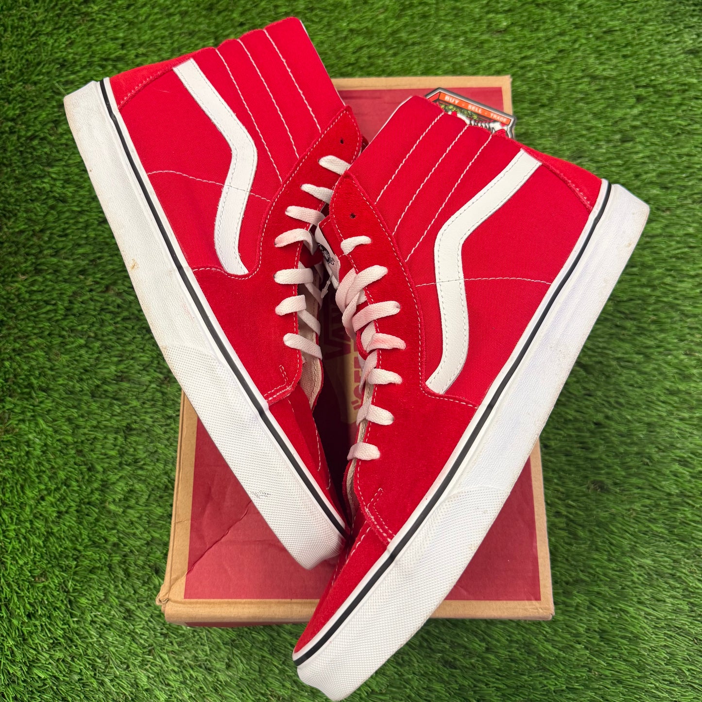 Vans Sk8-Hi Racing Red White