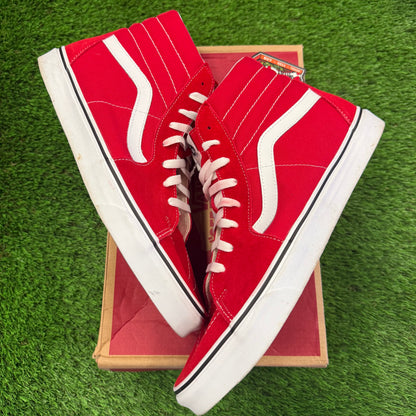 Vans Sk8-Hi Racing Red White