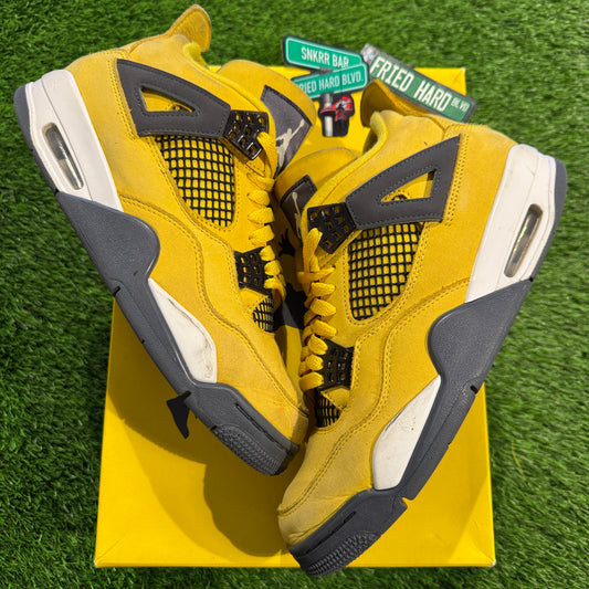 Air Jordan 4 Retro 'Lightning' 2021 8M/9.5W