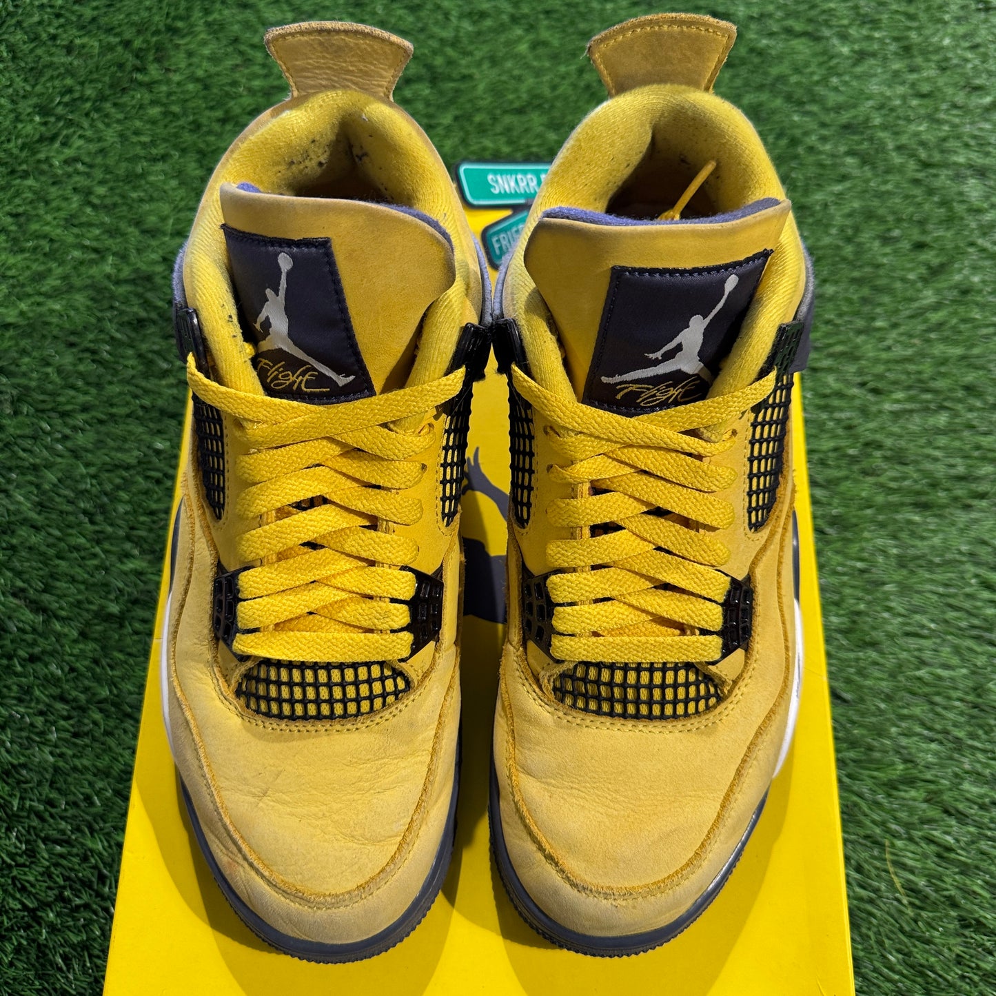 Air Jordan 4 Retro 'Lightning' 2021 8M/9.5W