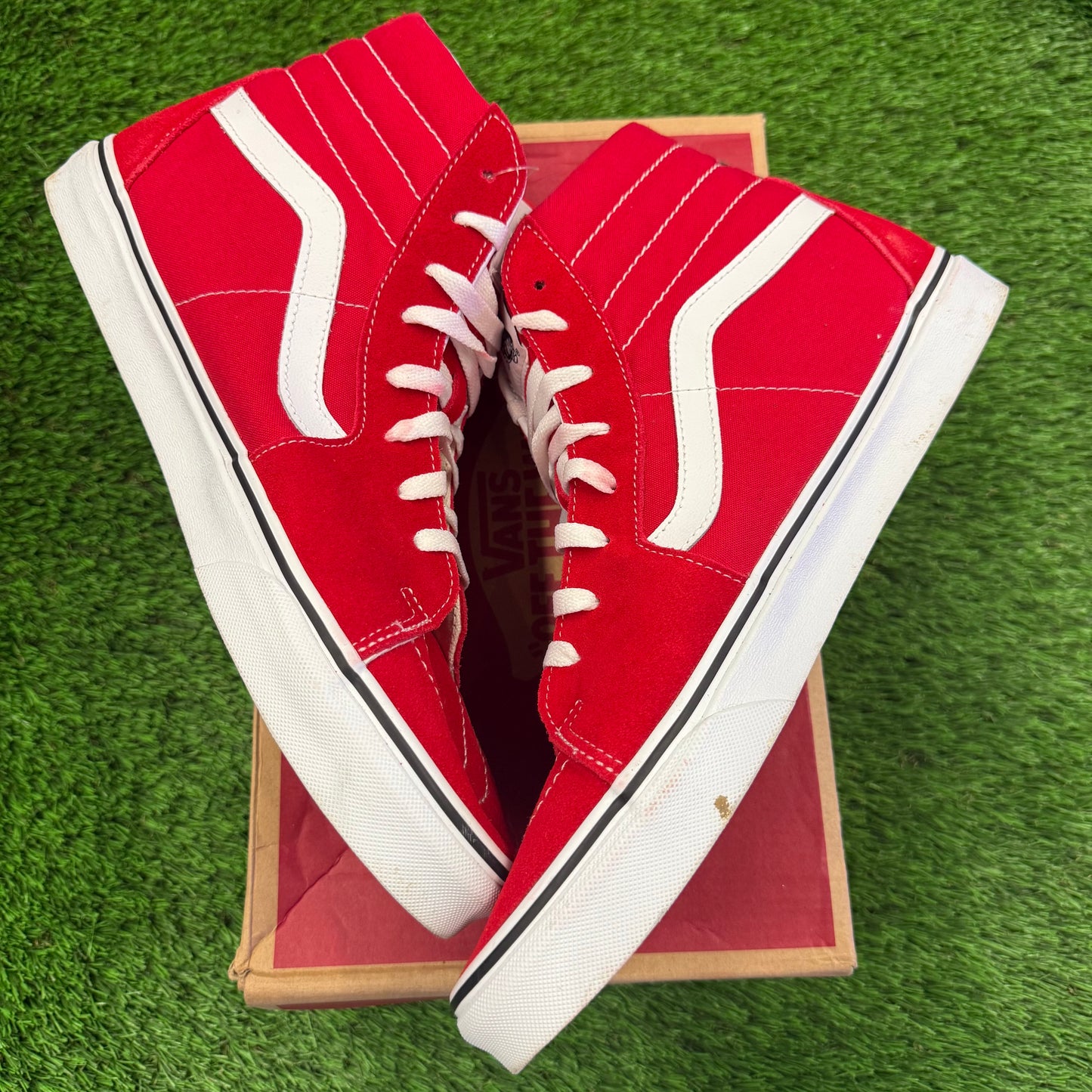 Vans Sk8-Hi Racing Red White