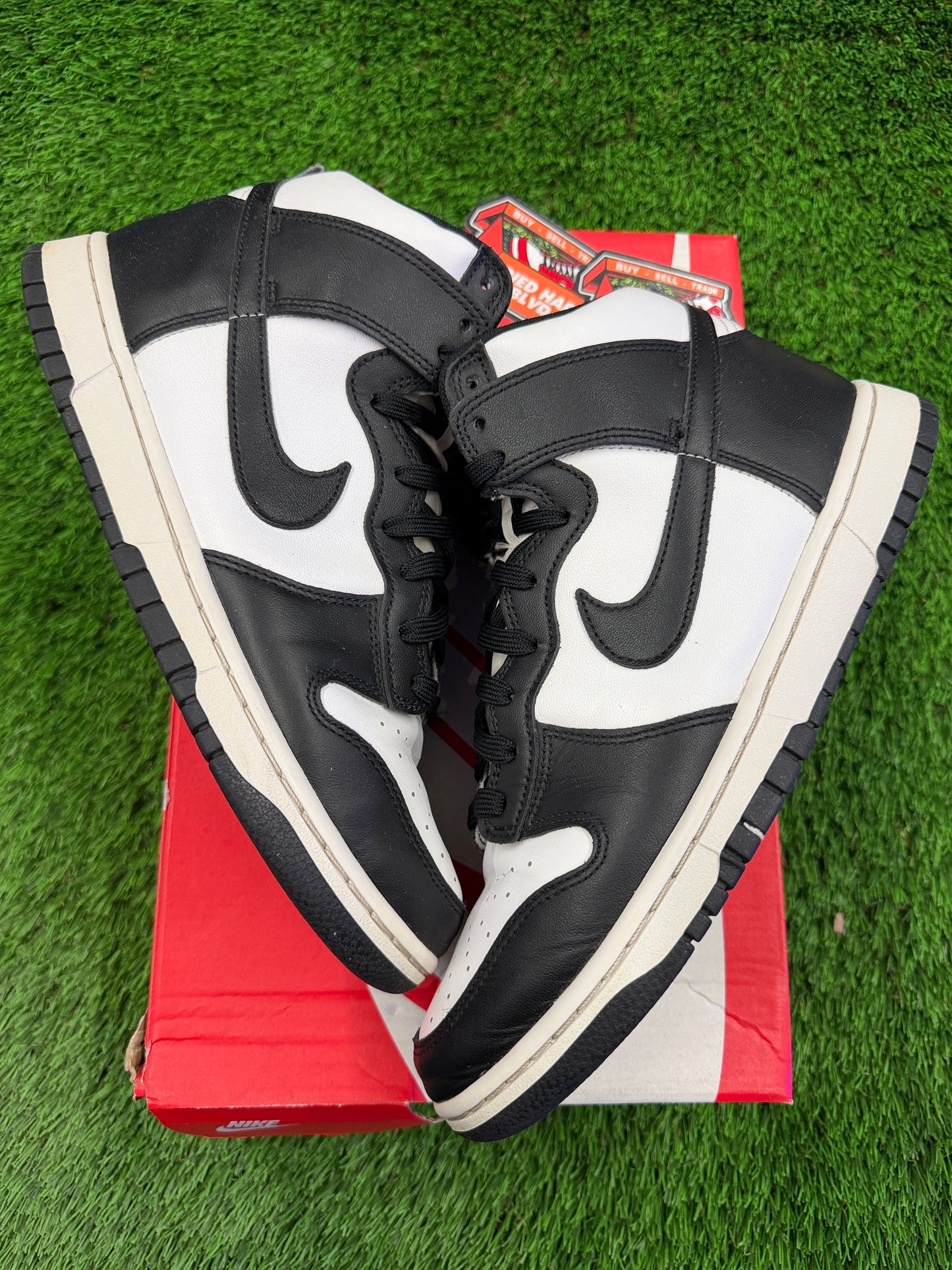 Nike Dunk High 'Black White'