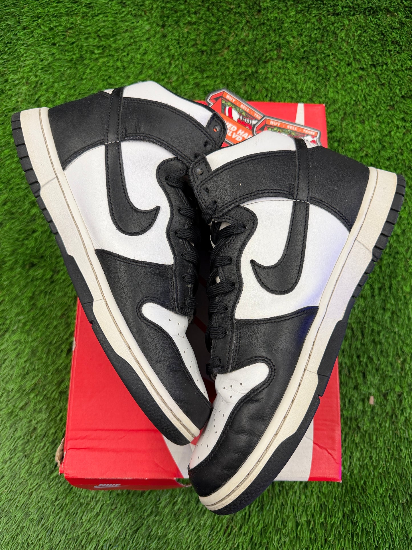Nike Dunk High 'Black White'