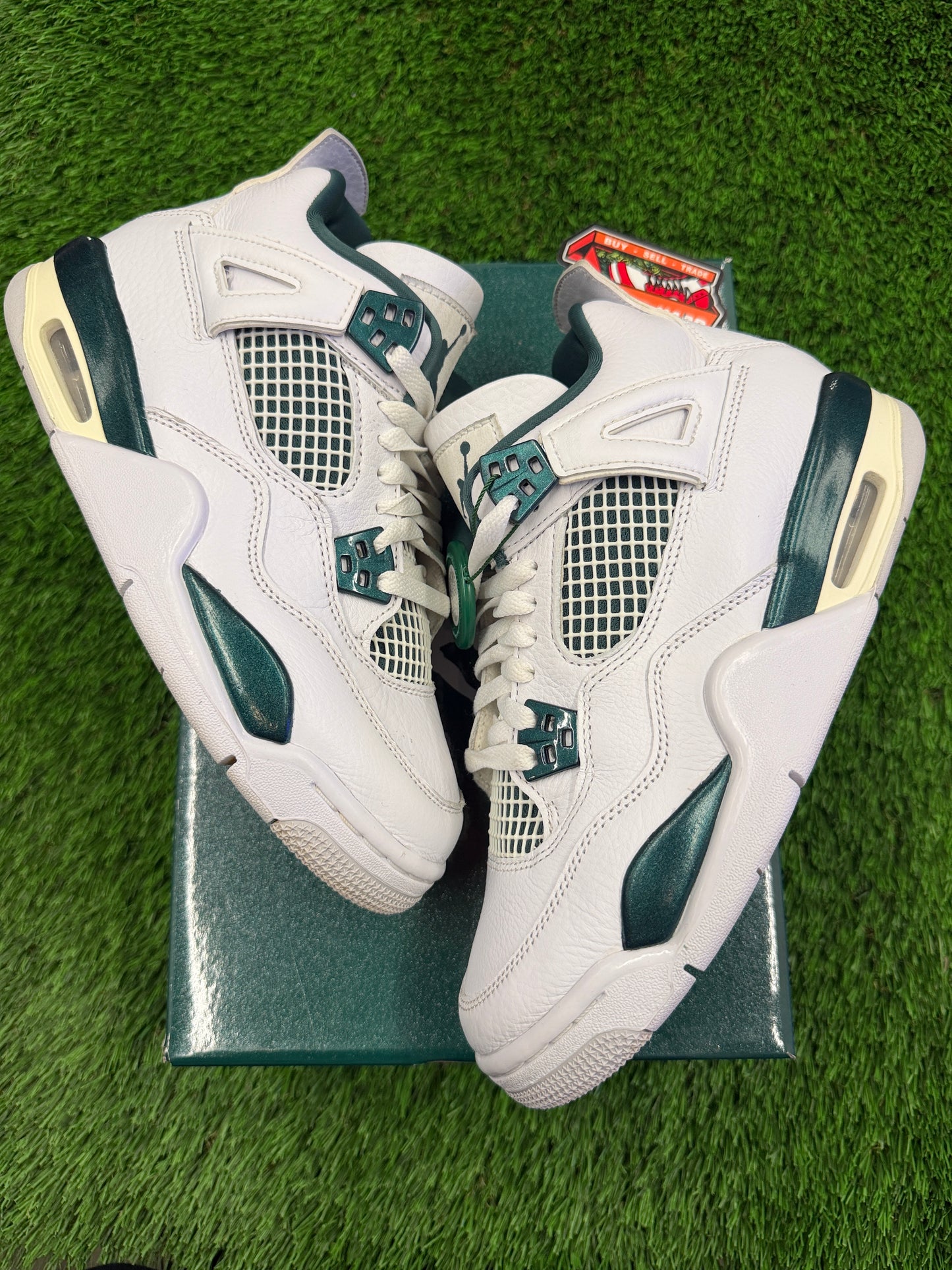 Air Jordan 4 Retro GS 'Oxidized Green'