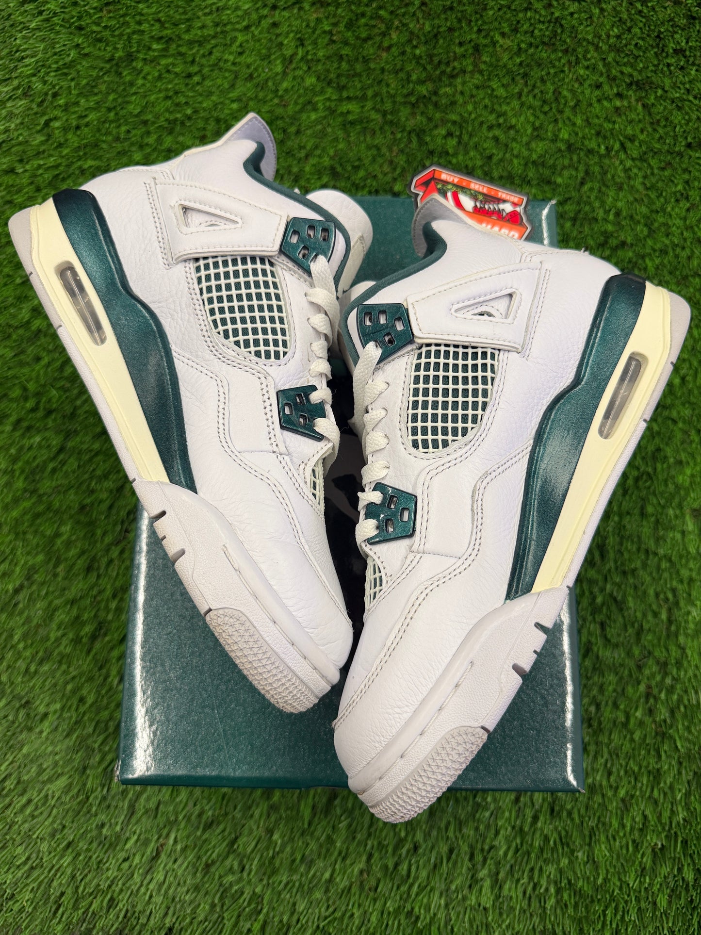 Air Jordan 4 Retro GS 'Oxidized Green'