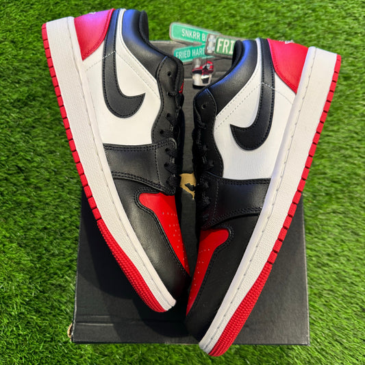 Air Jordan 1 Low 'Bred Toe 2.0'