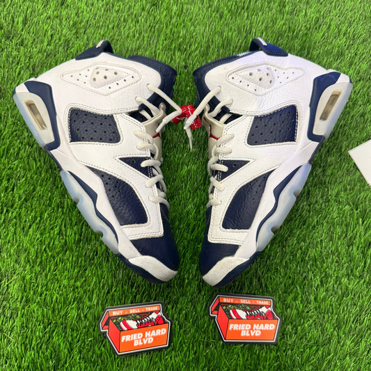 Air Jordan 6 Retro Olympic  (GS) SIZE 6Y/7.5W