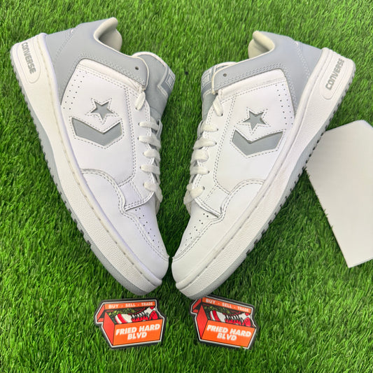 Converse Weapon Leather Ox White Wolf Grey SIZE 11M/12.5W