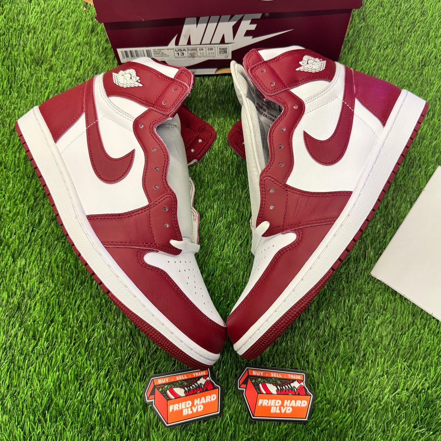 Jordan 1 Retro High OG Artisanal Team Red SIZE 13M/14.5W
