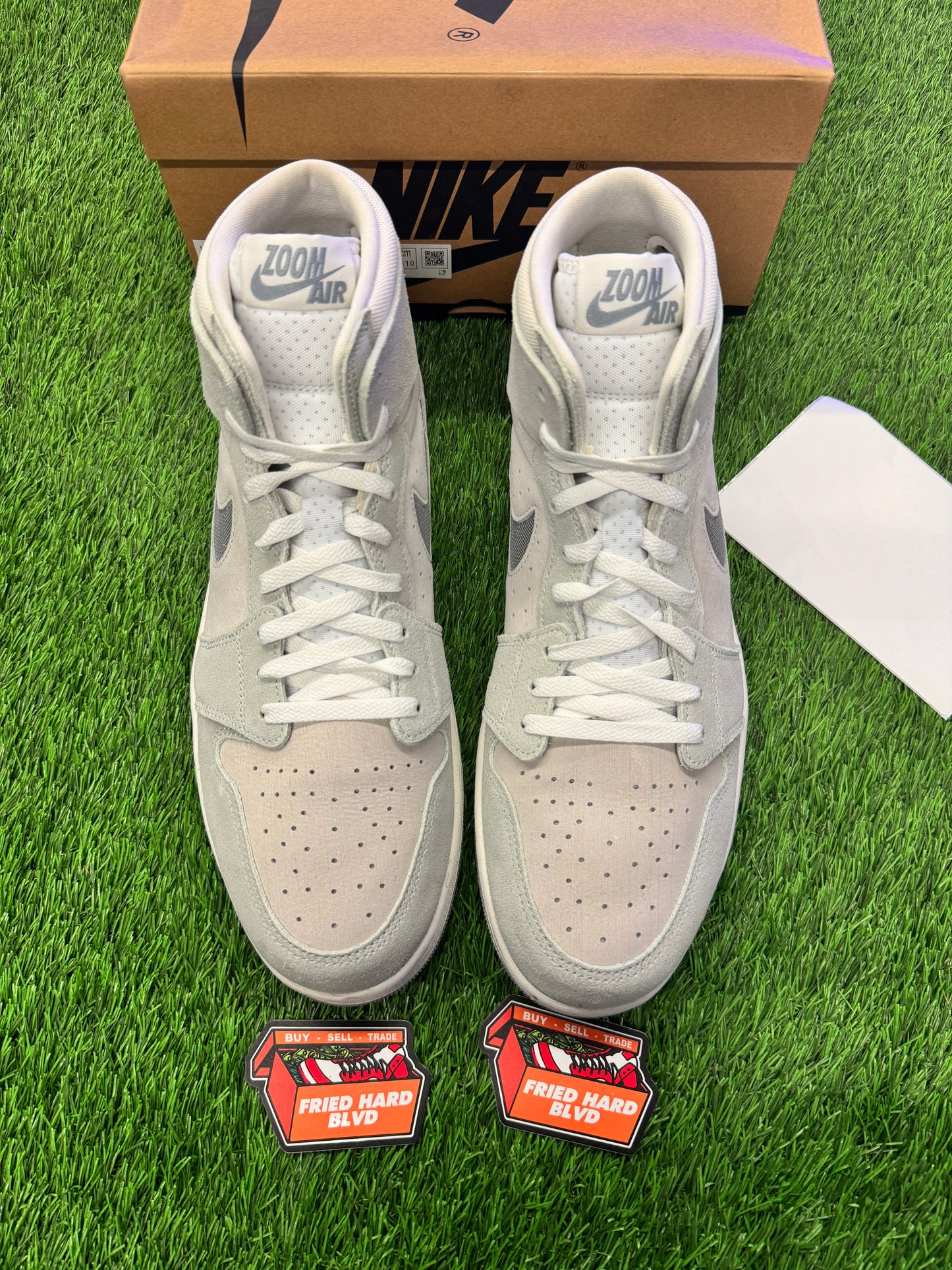 Jordan 1 High Zoom Air CMFT 2 Particle Grey SIZE 13M/14.5W