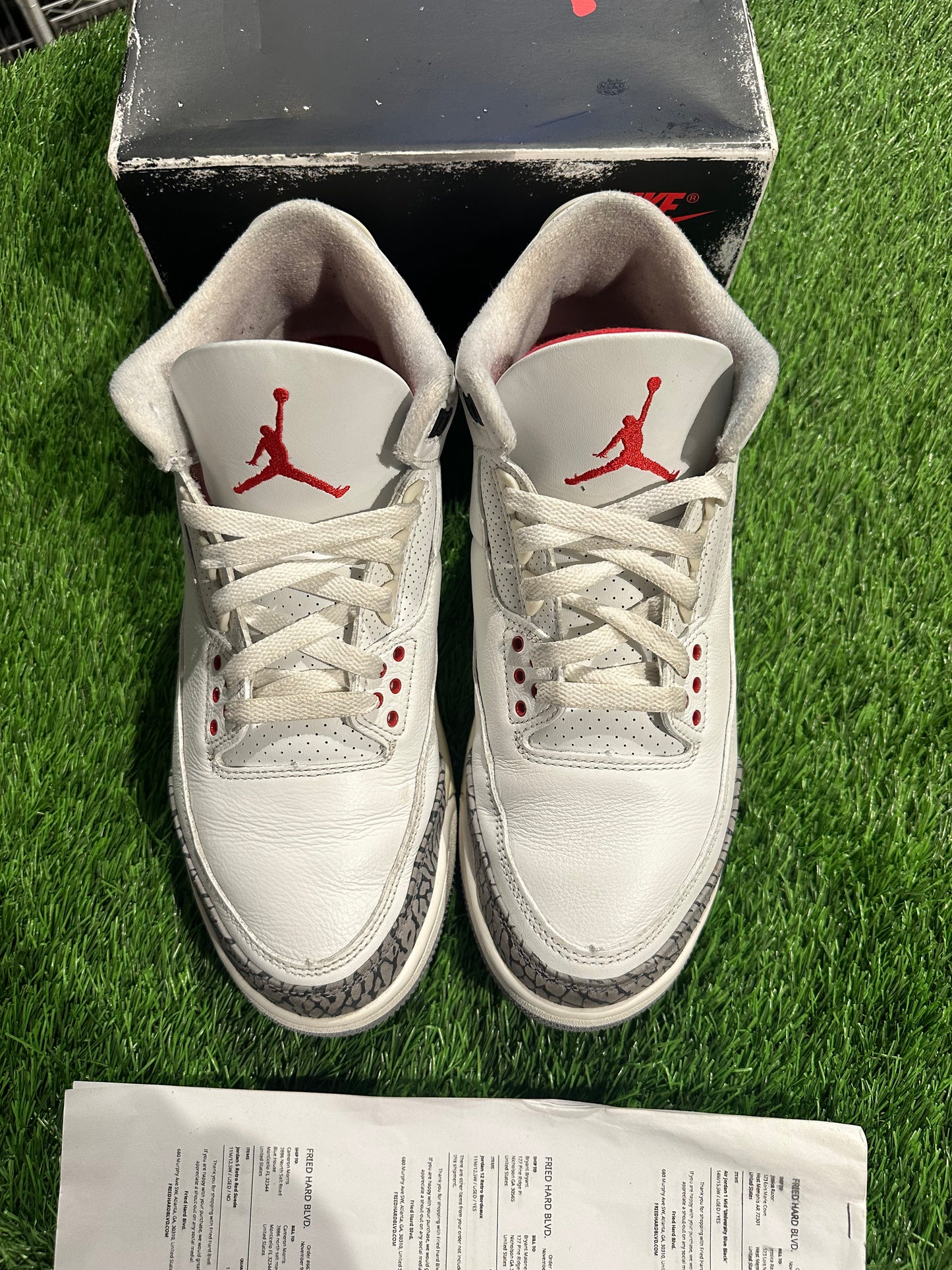 Jordan 3 Retro White Cement Reimagined SIZE 9.5M/11W