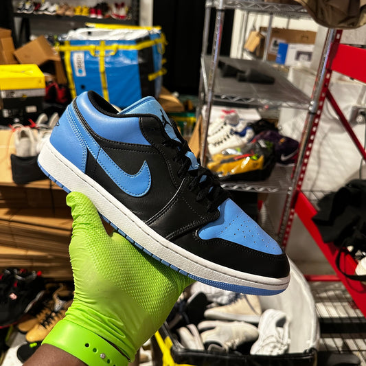 Jordan 1 Low Black University Blue