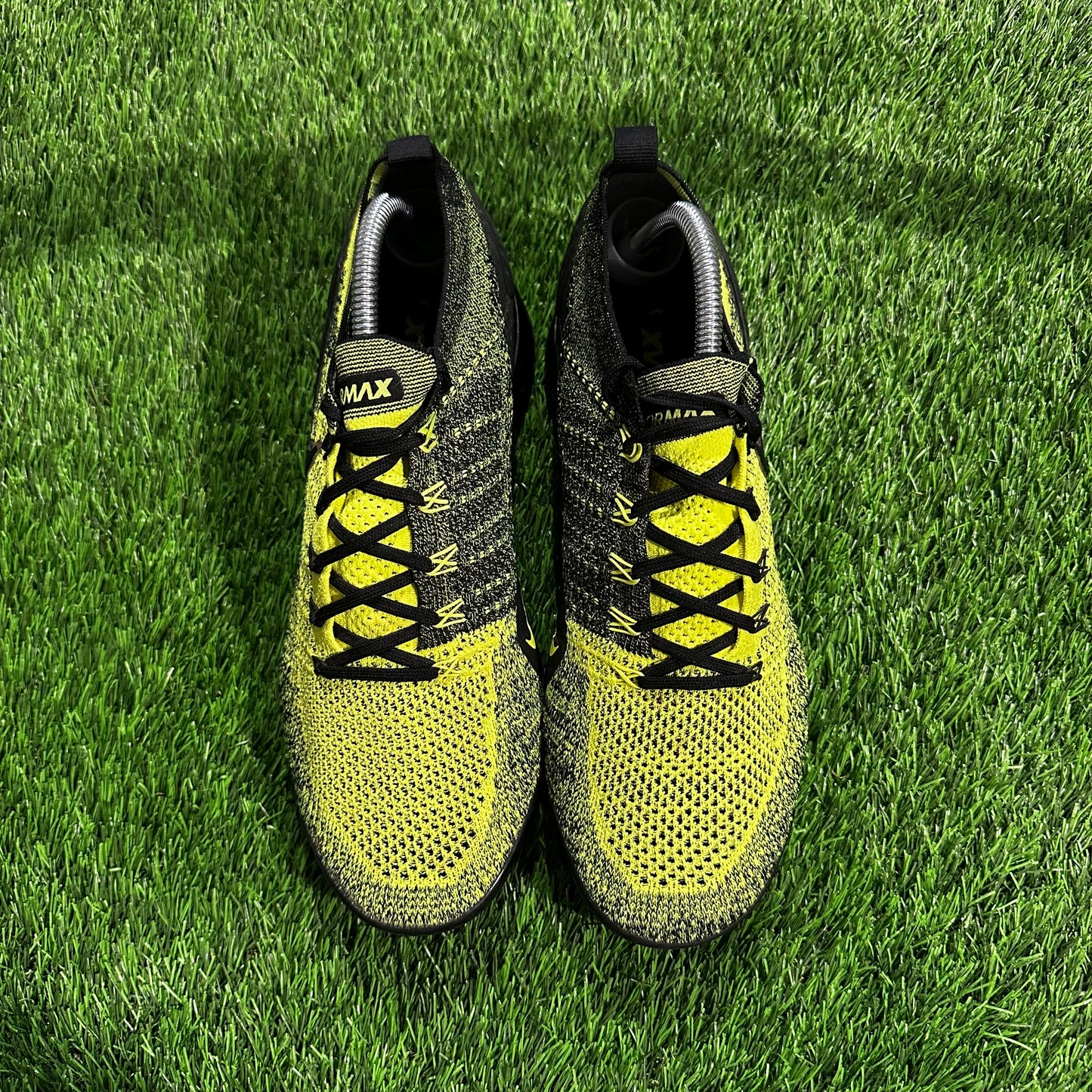 Nike Air VaporMax Flyknit 2 Volt Black