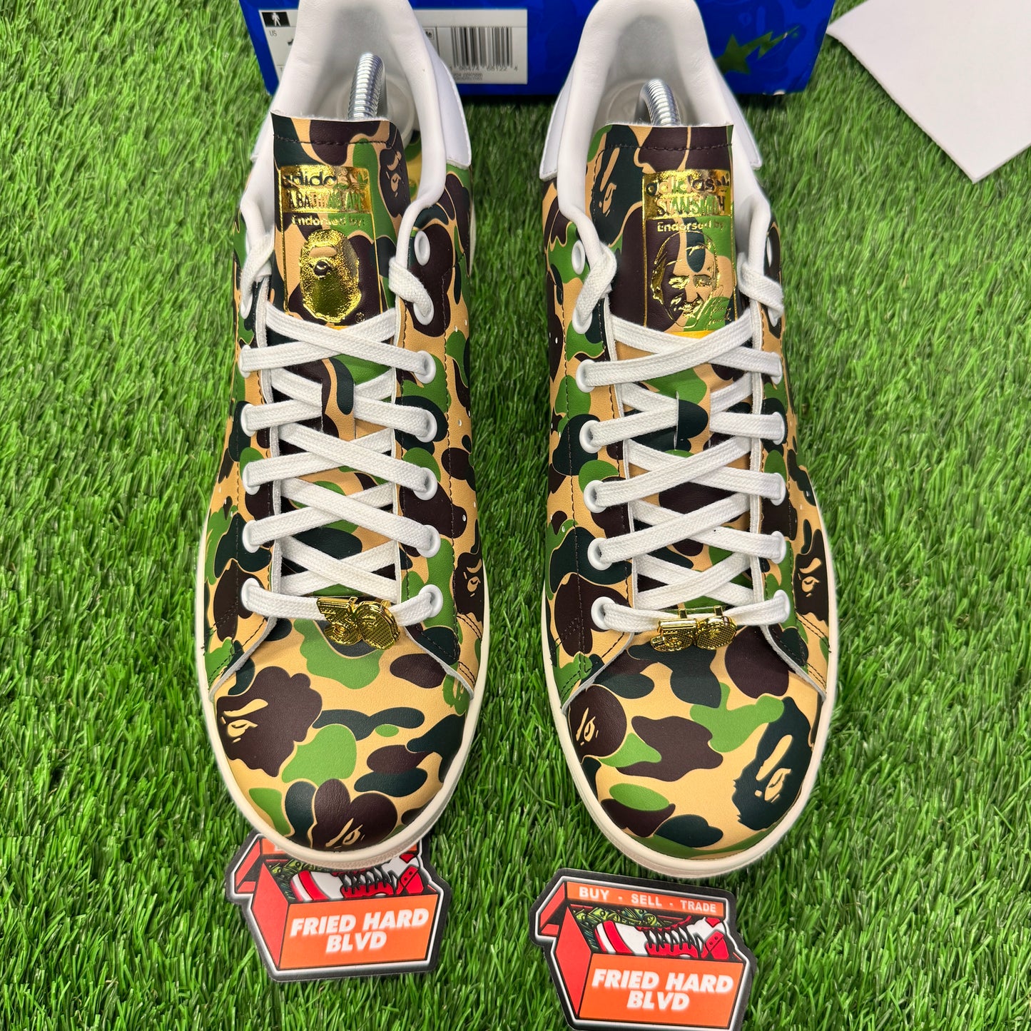 adidas Stan Smith Bape ABC Camo SIZE 10M/11.5W
