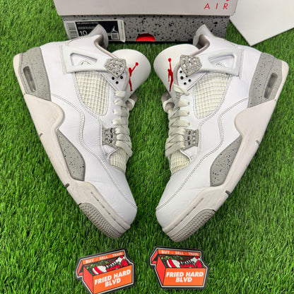 Jordan 4 Retro White Oreo (2021) SIZE 10M/11.5W