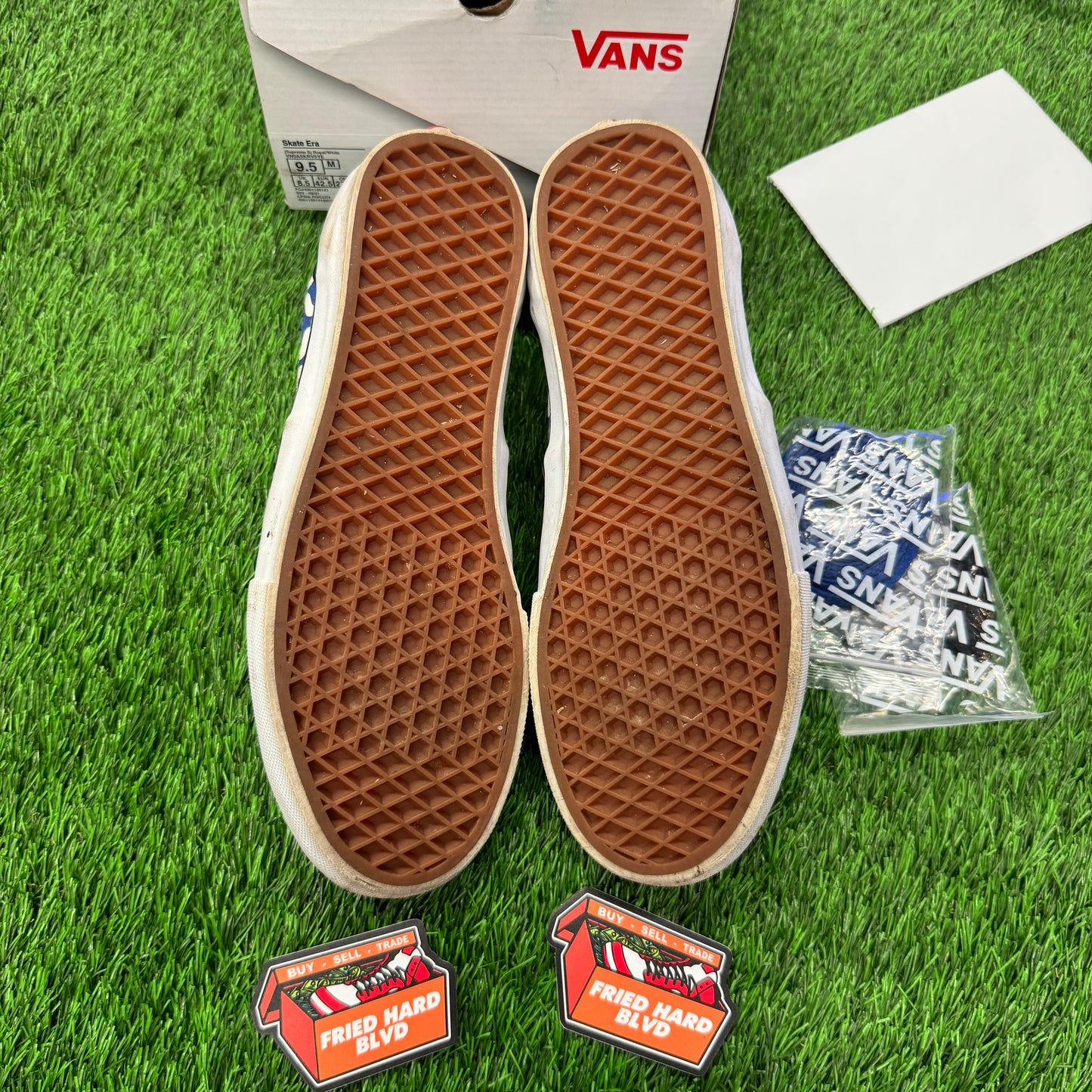 Vans Skate Era Supreme Monogram S Logo Blue SIZE 9.5M/11W