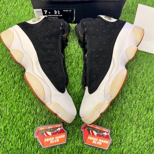 Jordan 13 Retro Black White Gum (GS) SIZE 7Y/8.5W