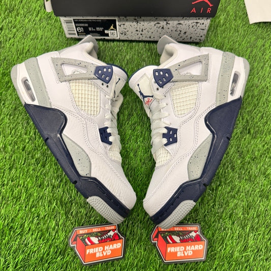 Jordan 4 Retro Midnight Navy (GS) SIZE 6.5Y/8W