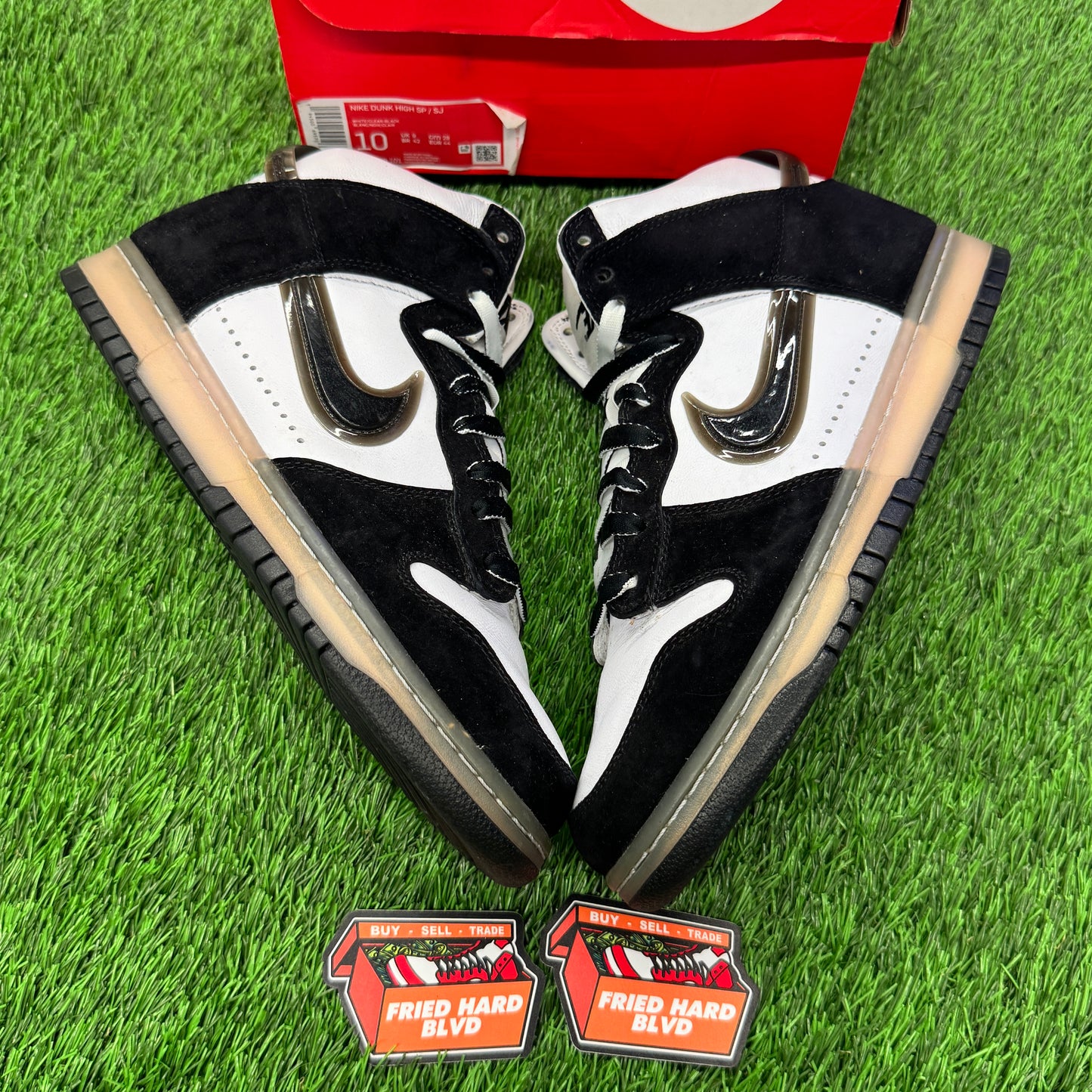 Dunk High Slam Jam White Black SIZE 10M/11.5W