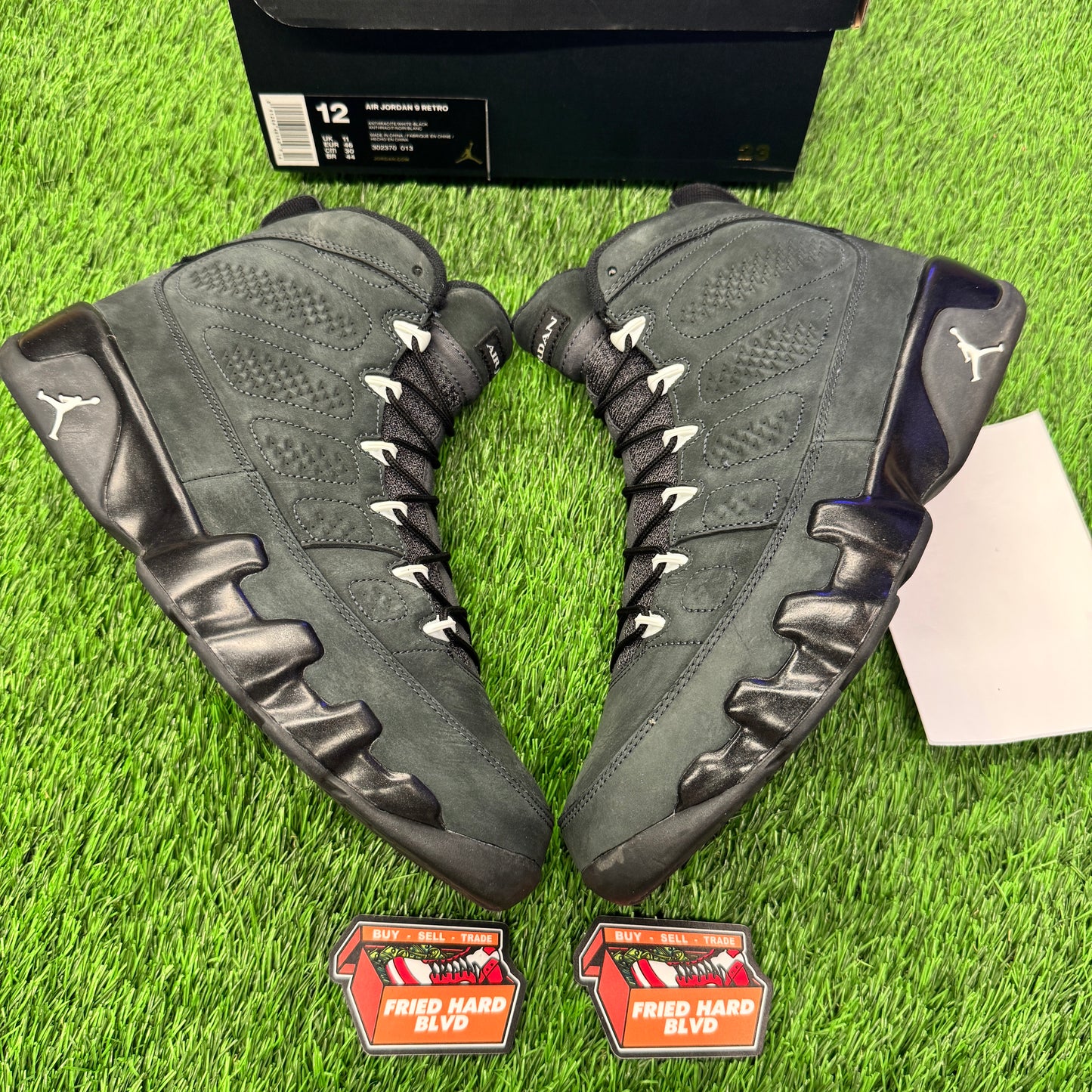 Jordan 9 Retro Anthracite SIZE 12M/13.5W