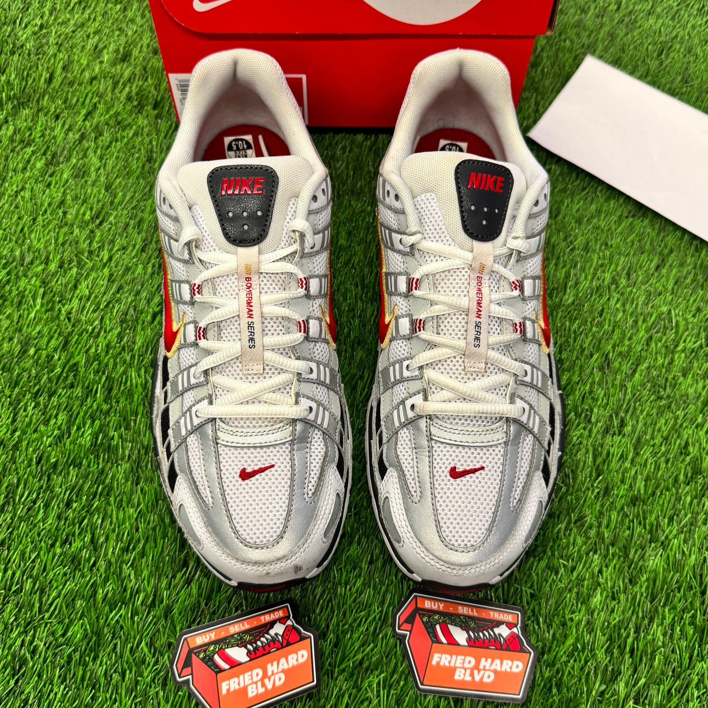 P-6000 Platinum Varsity Red 10.5M/12W