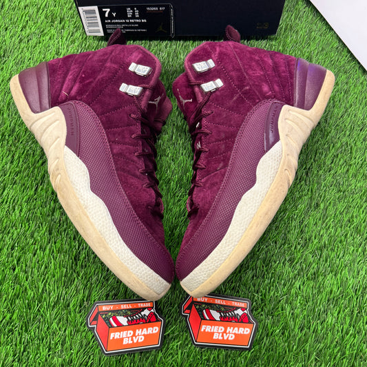 Jordan 12 Retro Bordeaux (GS) 7Y/8.5W