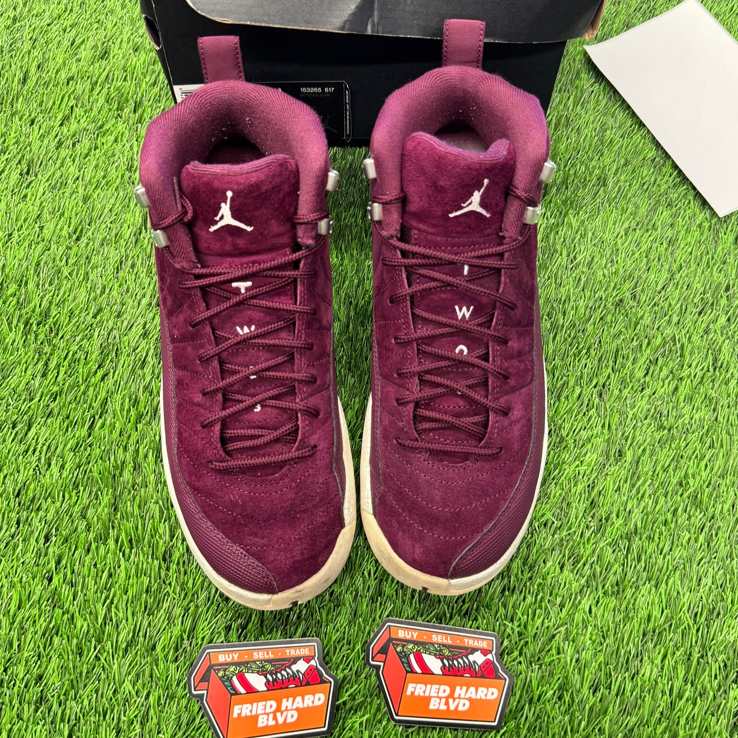 Jordan 12 Retro Bordeaux (GS) 7Y/8.5W