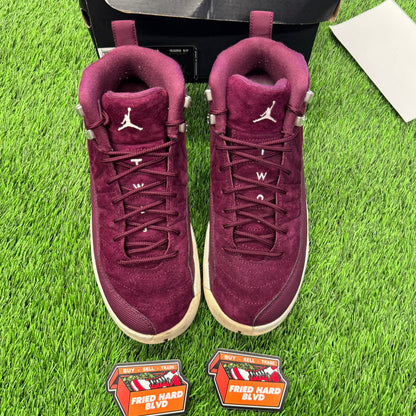 Jordan 12 Retro Bordeaux (GS) 7Y/8.5W
