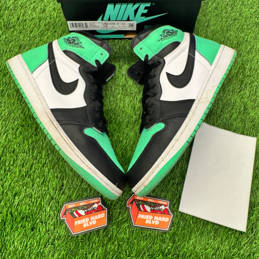 Jordan 1 Retro High OG Green Glow SIZE 10M/11.5W