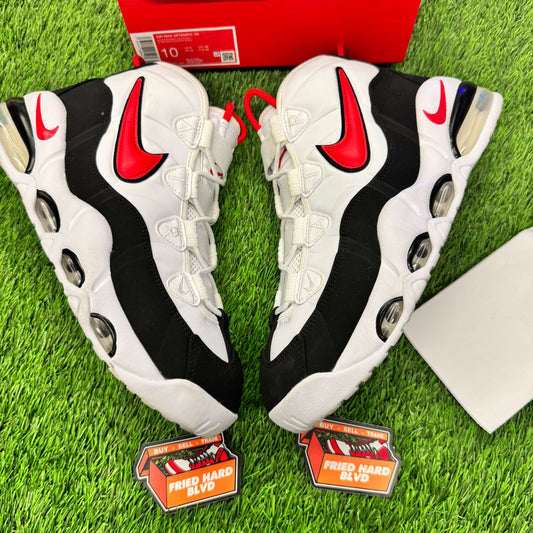 Air Max Uptempo 95 White Red Black SIZE 10M/11.5W