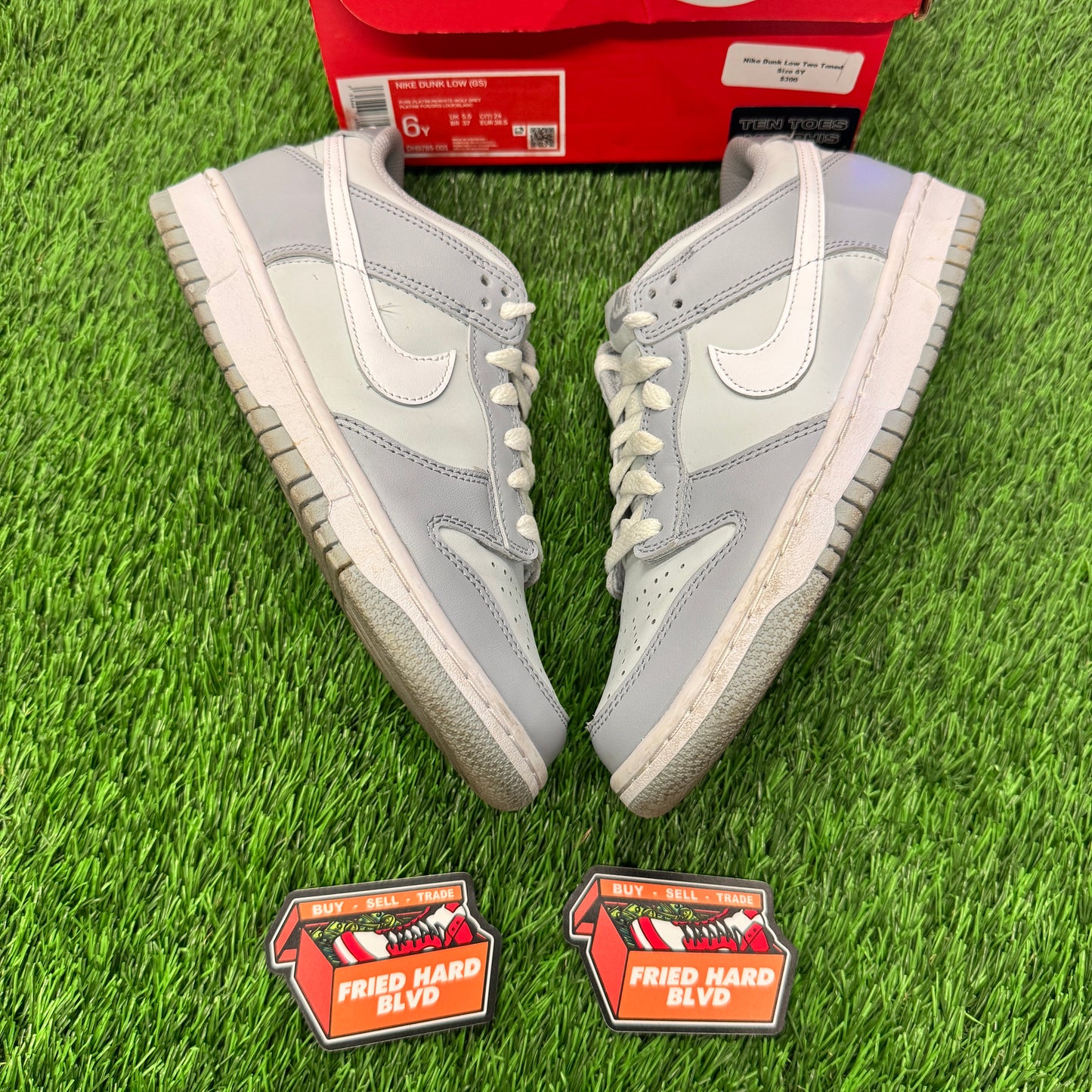 Dunk Low Two-Toned Grey (GS) SIZE 6Y/7.5W