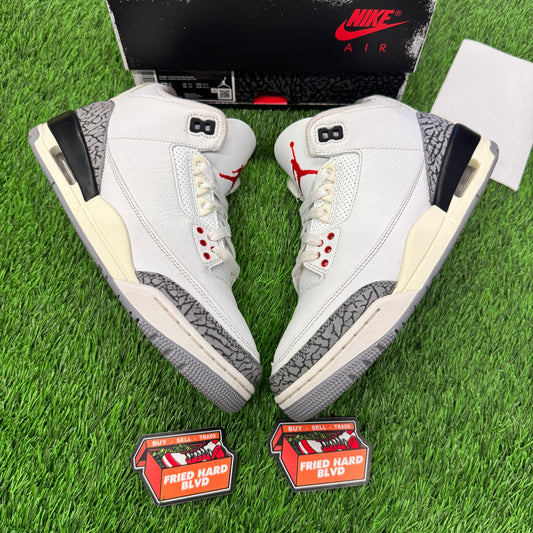 Jordan 3 Retro White Cement Reimagined SIZE 7.5M/9W