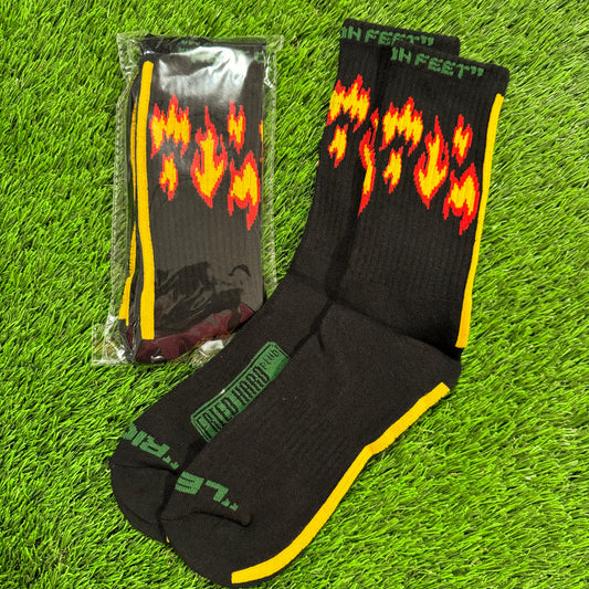 Fried Hard Blvd High Socks