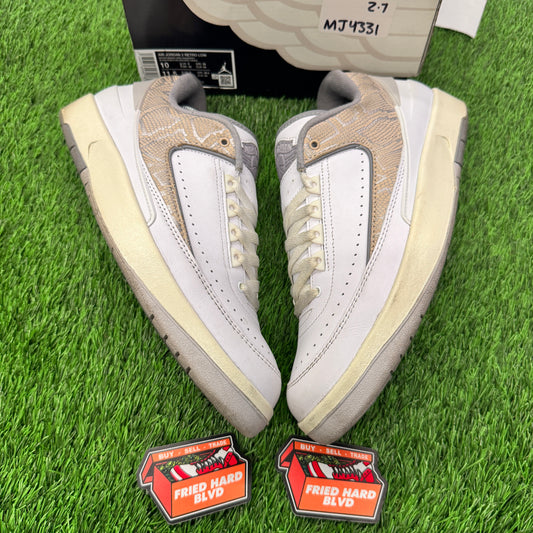 Jordan 2 Retro Low Python SIZE 10M/11.5W