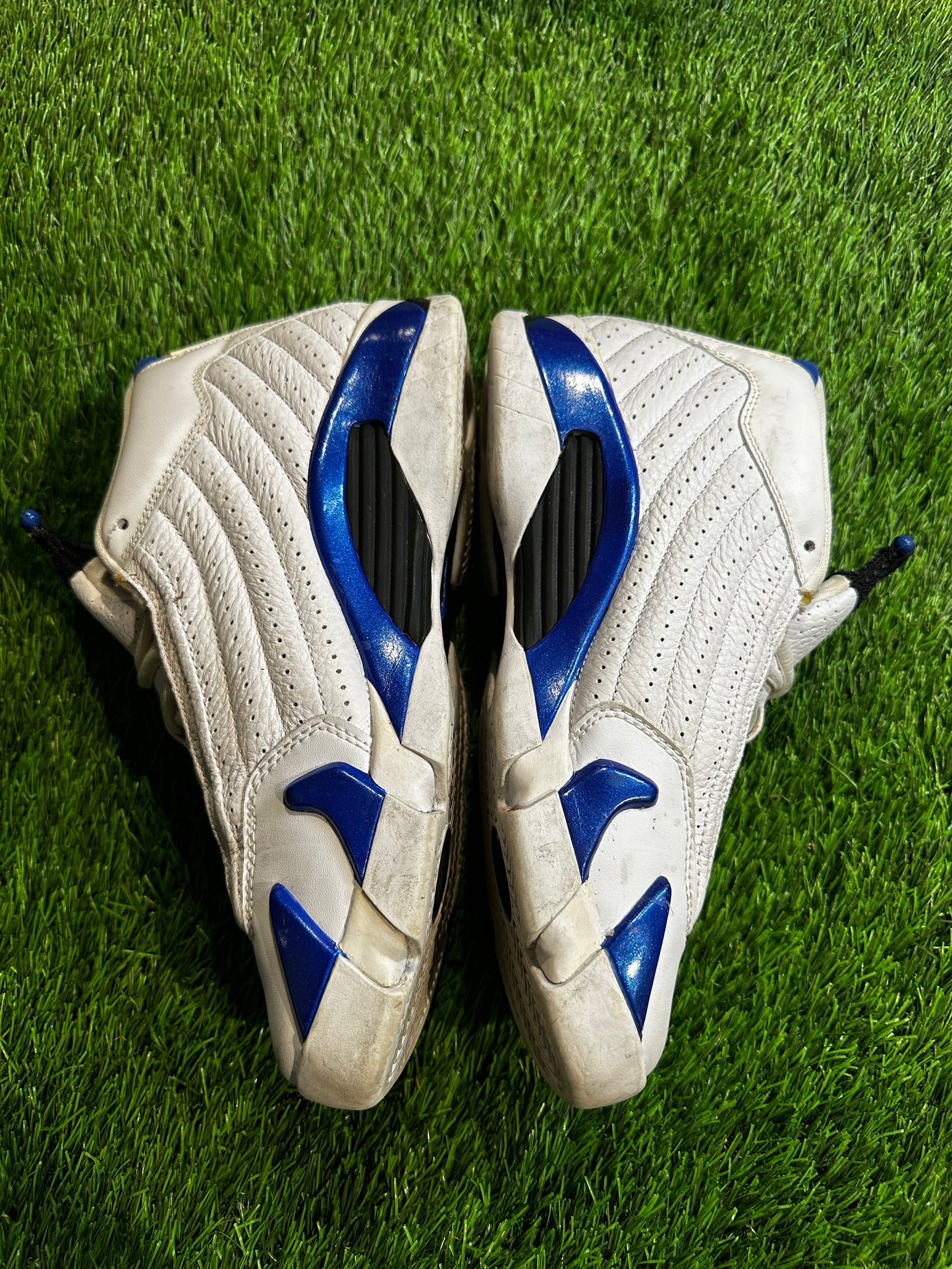 Jordan 14 Retro White Hyper Royal (GS) 6.5Y/8W