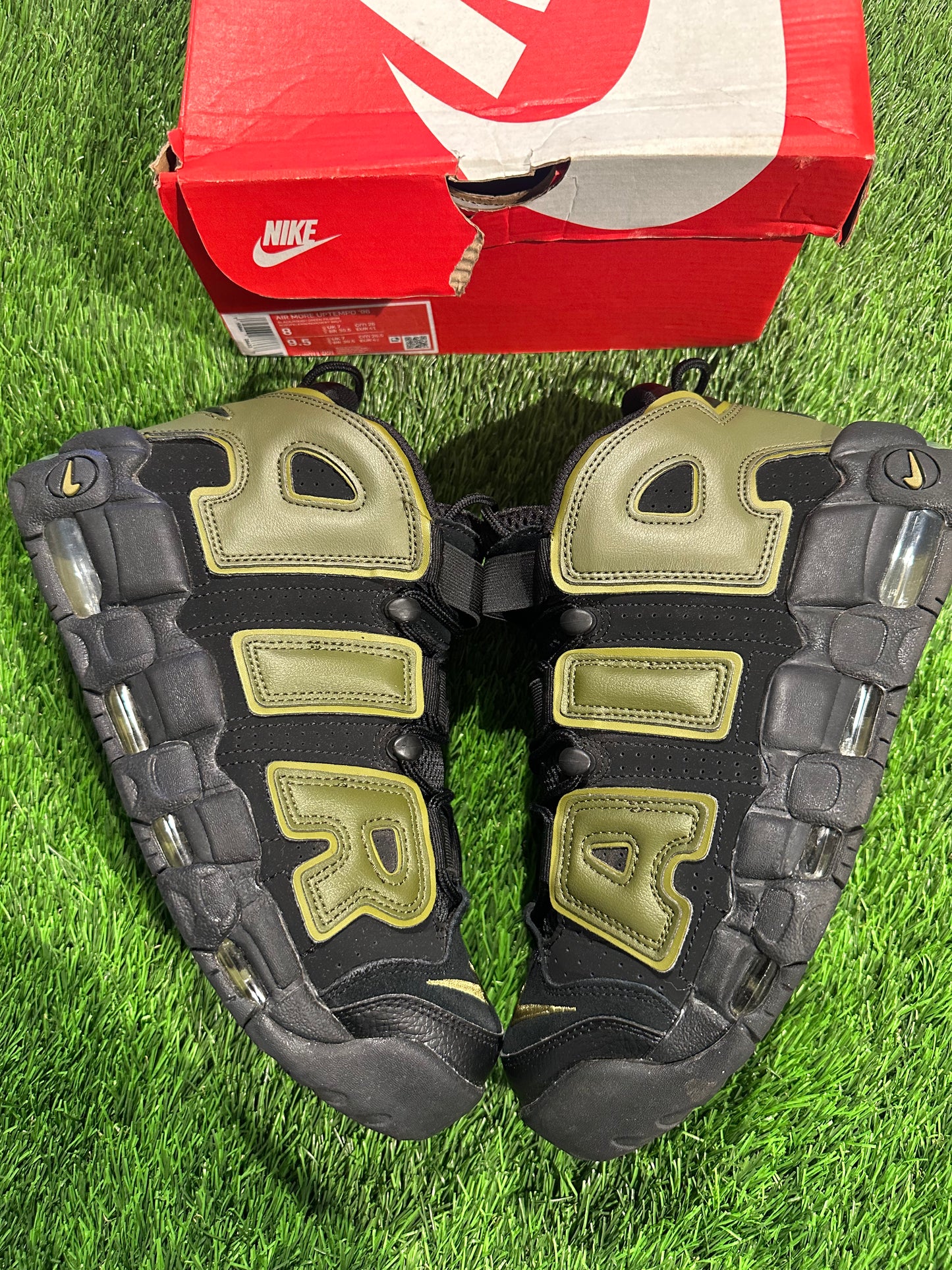 Air More Uptempo Rough Green