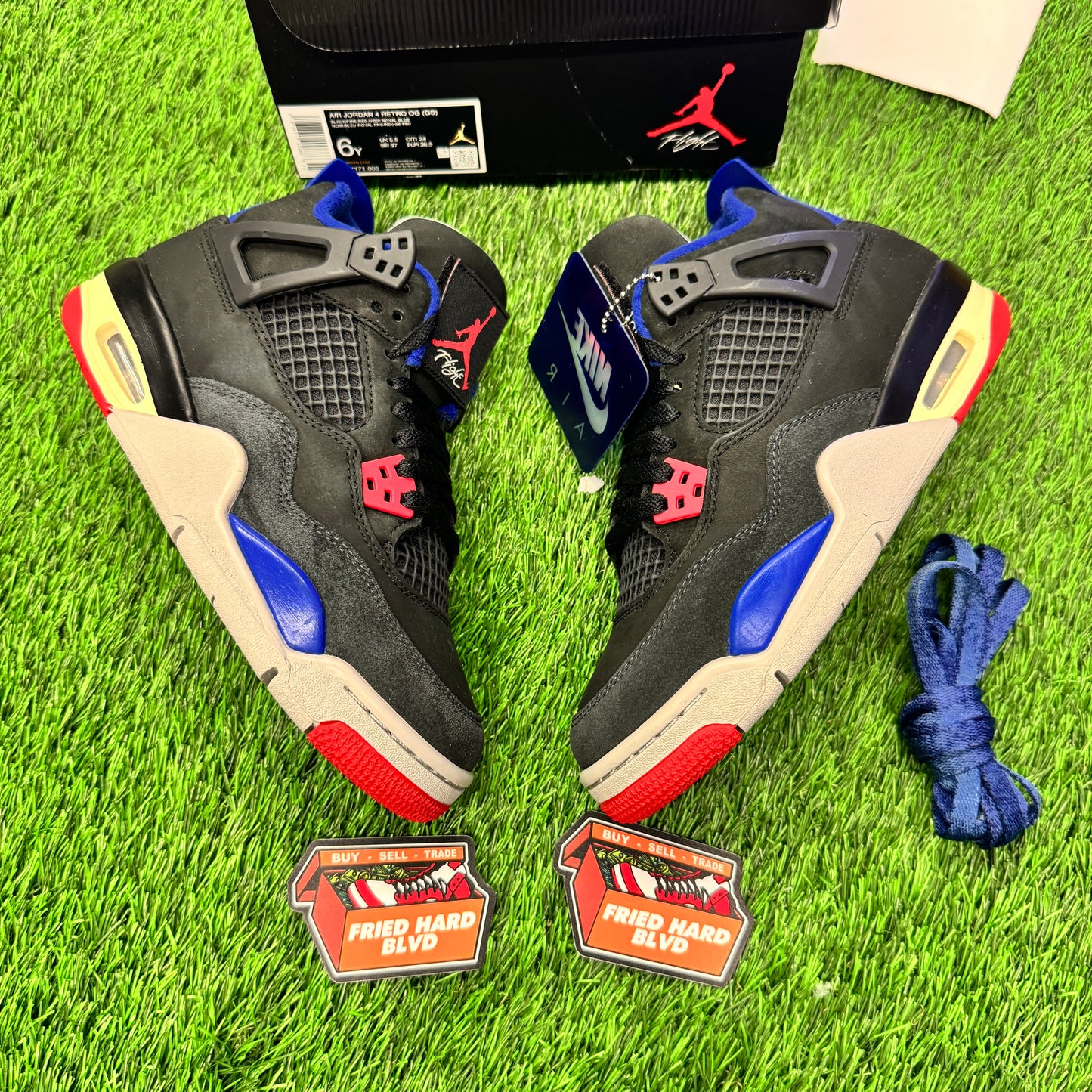 Jordan 4 Retro Rare Air (GS) SIZE 6Y/8.5W