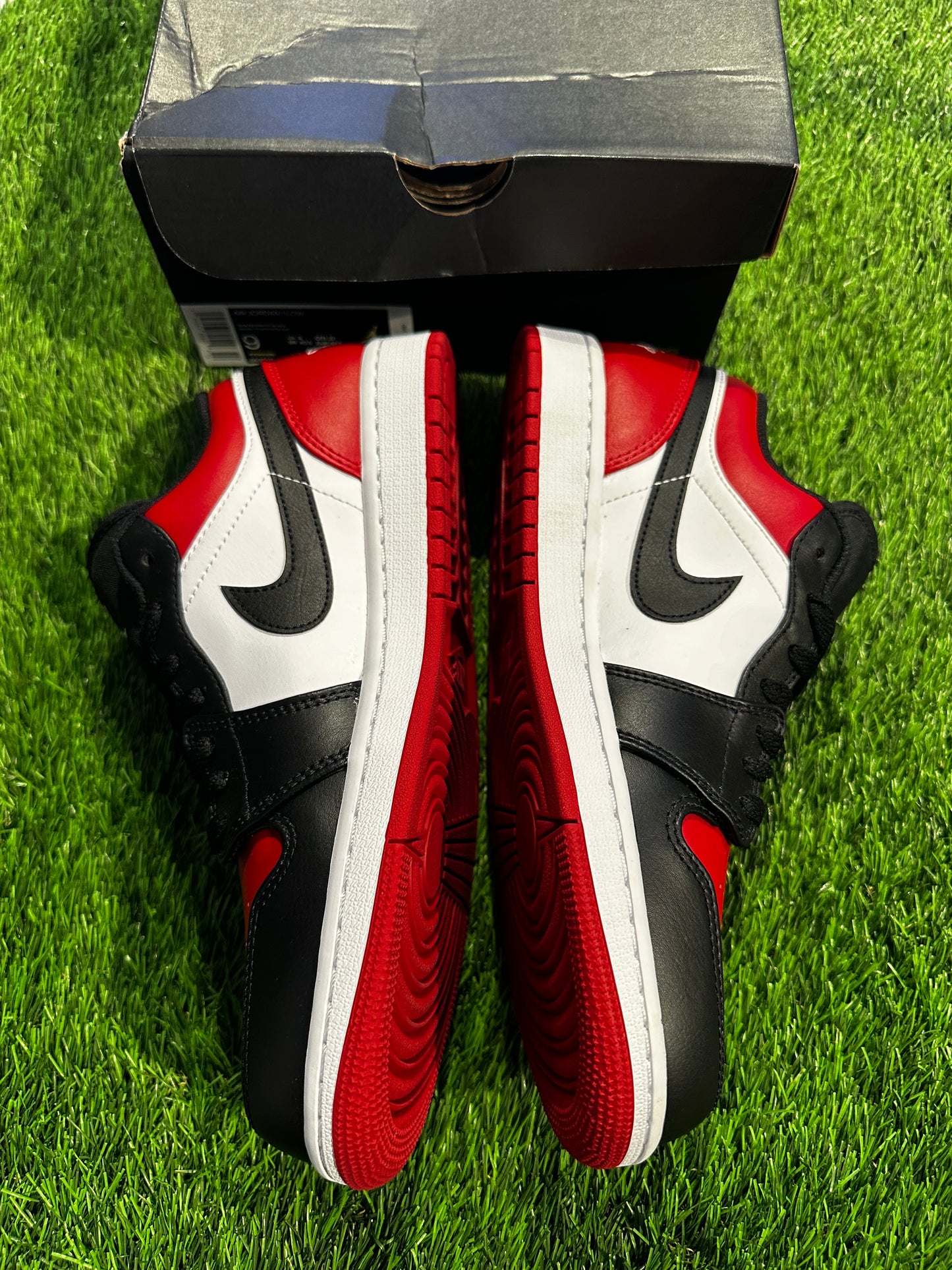 Jordan 1 Low Bred Toe