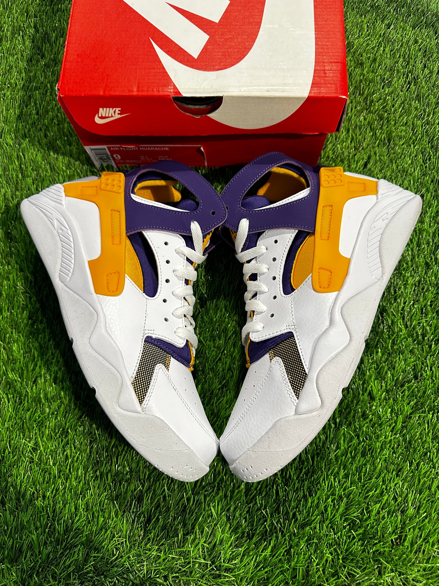 Nike Air Flight Huarache Lakers 9M/10.5W