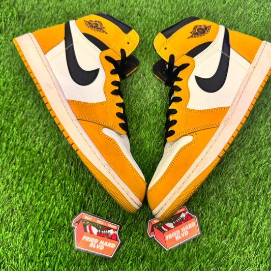 Jordan 1 Retro High OG Yellow Ochre SIZE 12M/13.W