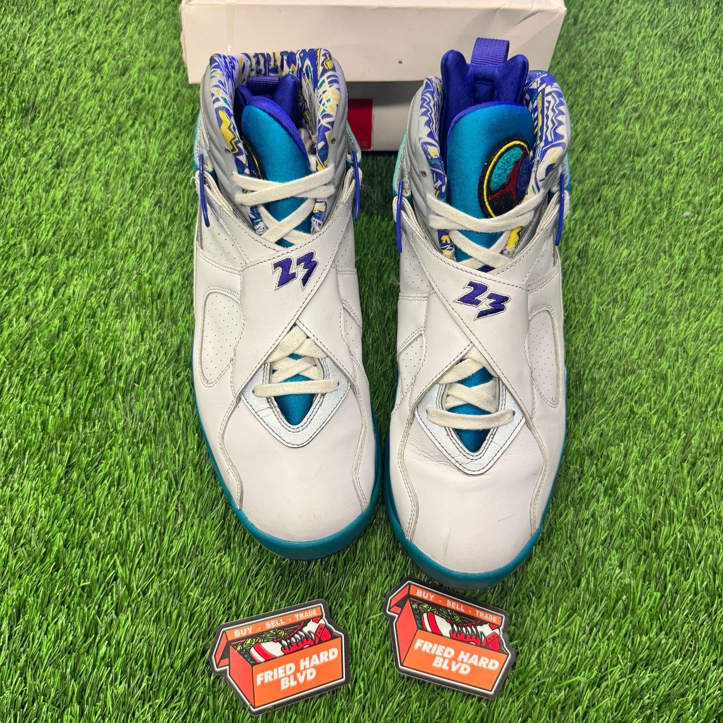 Jordan 8 Retro White Aqua (2019) (Women's) SIZE 9.5M/11W