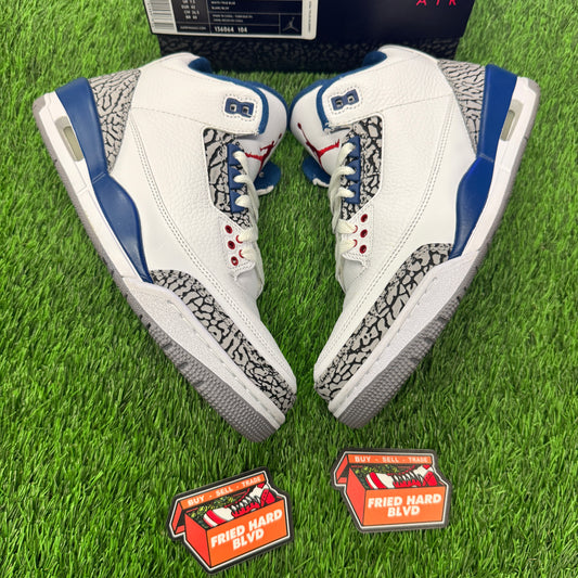 Jordan 3 Retro True Blue (2011) SIZE 8.5M/10W